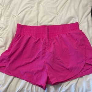never worn running shorts
